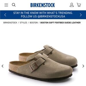 Taupe Boston Birkenstock